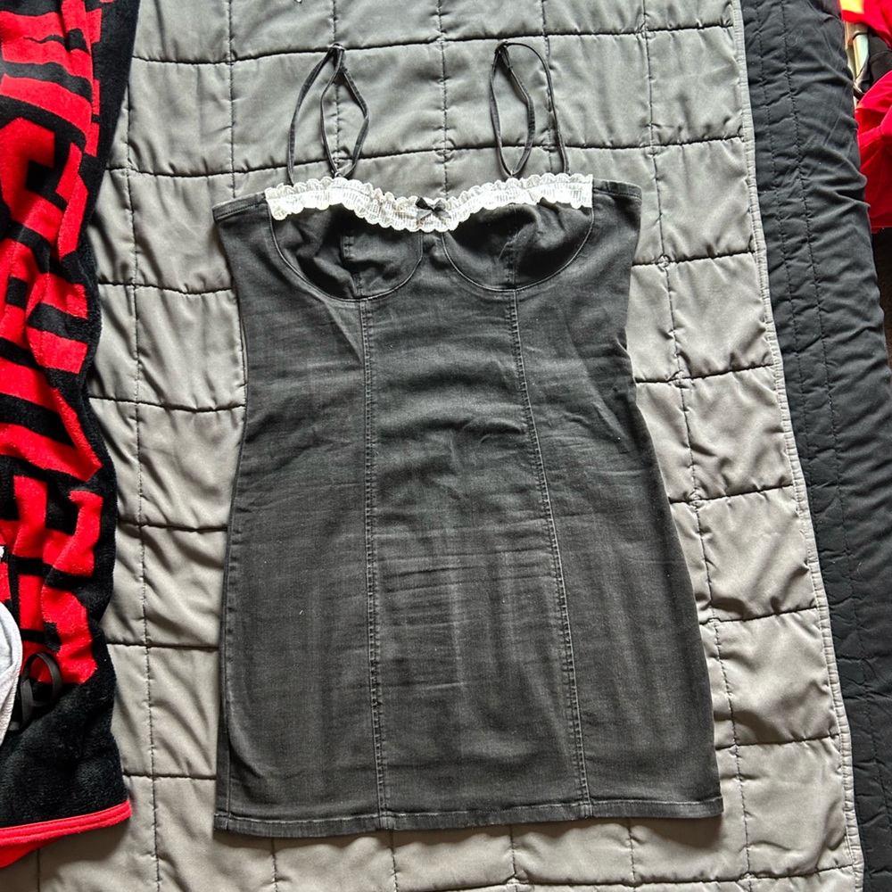 Black Mini Dress with Elegant Design